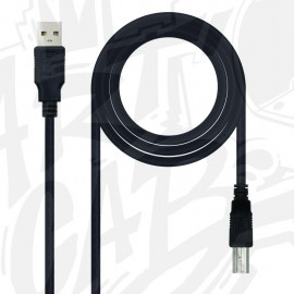 Câble USB 2.0 A/B - 1,80 mètre