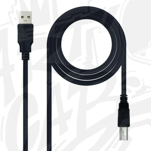 Câble USB 2.0 A/B - 1 mètre