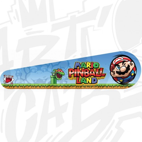Planche Stickers Flippy 32" - Mario PINBALL LAND