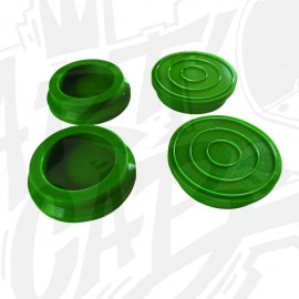 Patins Silicone pour vérin de pied x 4 - Vert