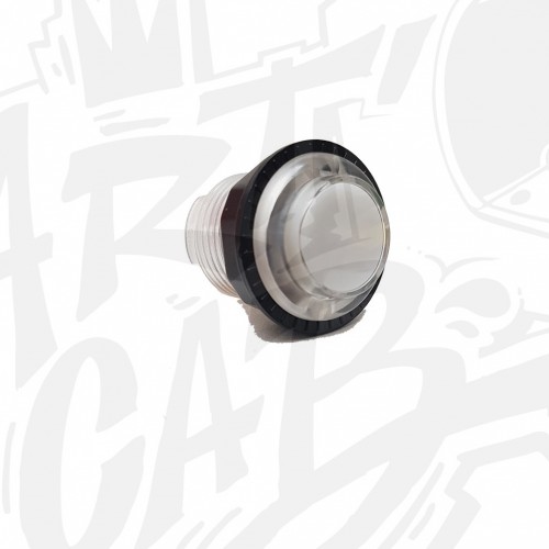 Bouton lumineux transparent 24mm Blanc AIO