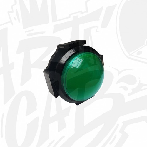 Bouton lumineux 63mm dôme - Vert