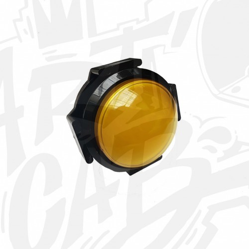 Bouton lumineux 63mm dôme - Jaune