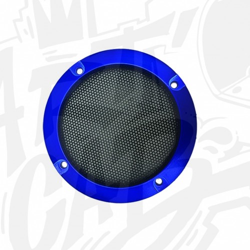 Grille haut-parleur 95mm - Bleue