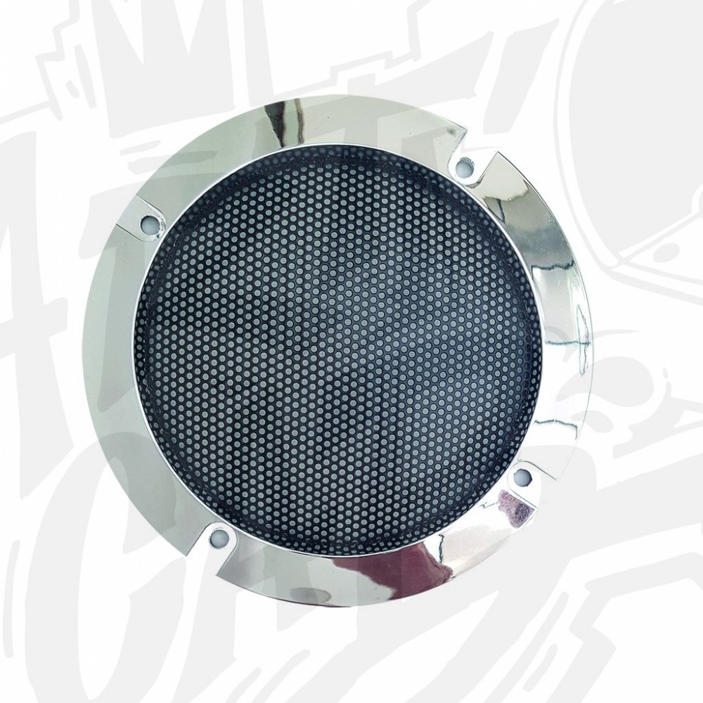 Grille haut parleur 120mm - Chrome - Art'Cab