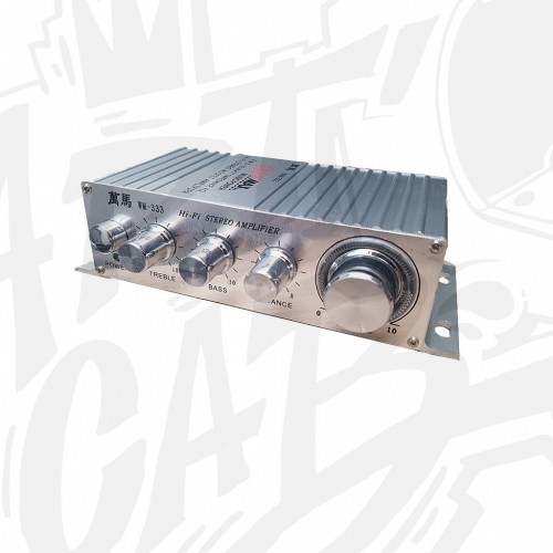 Amplificateur audio stereo - Gris