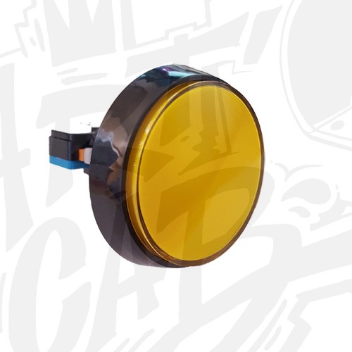 Bouton 60 mm Lumineux - Jaune