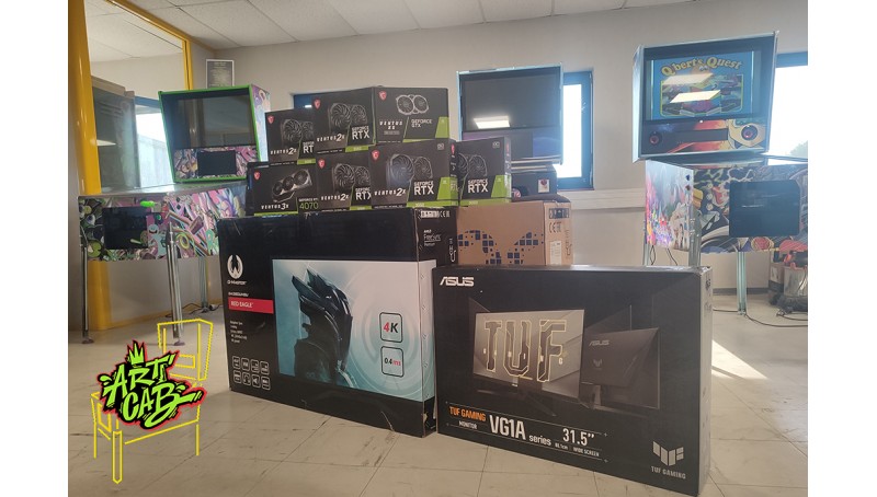 Reception informatique pour nos Pincab prêt à jouer