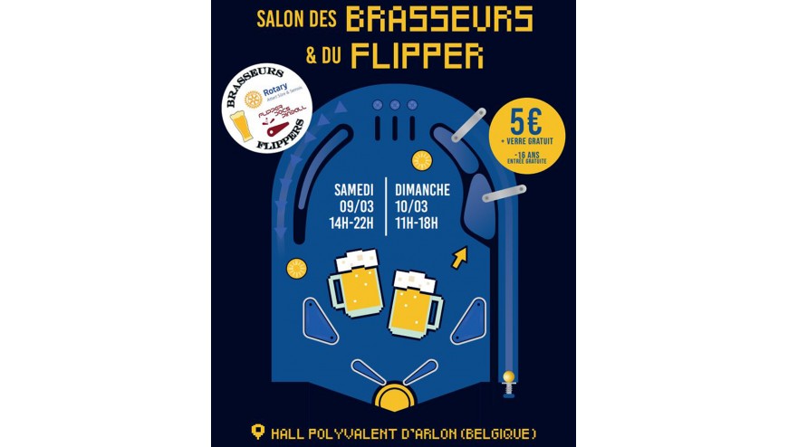 Salon des brasseurs et du Flipper à Arlon